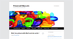 Desktop Screenshot of preservatif-masculin.com