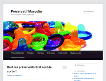 Tablet Screenshot of preservatif-masculin.com